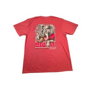 Alabama Crimson Tide T-Shirt Mens Large Front & Back Graphic Comfort Colors NEW